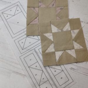 fliselina estrella serrada para coser patchwork