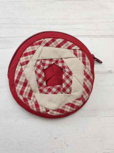 kit de patchwork para que cosas tu propio monedero