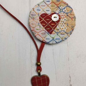 kit collar boro y sashiko con alma de scrap