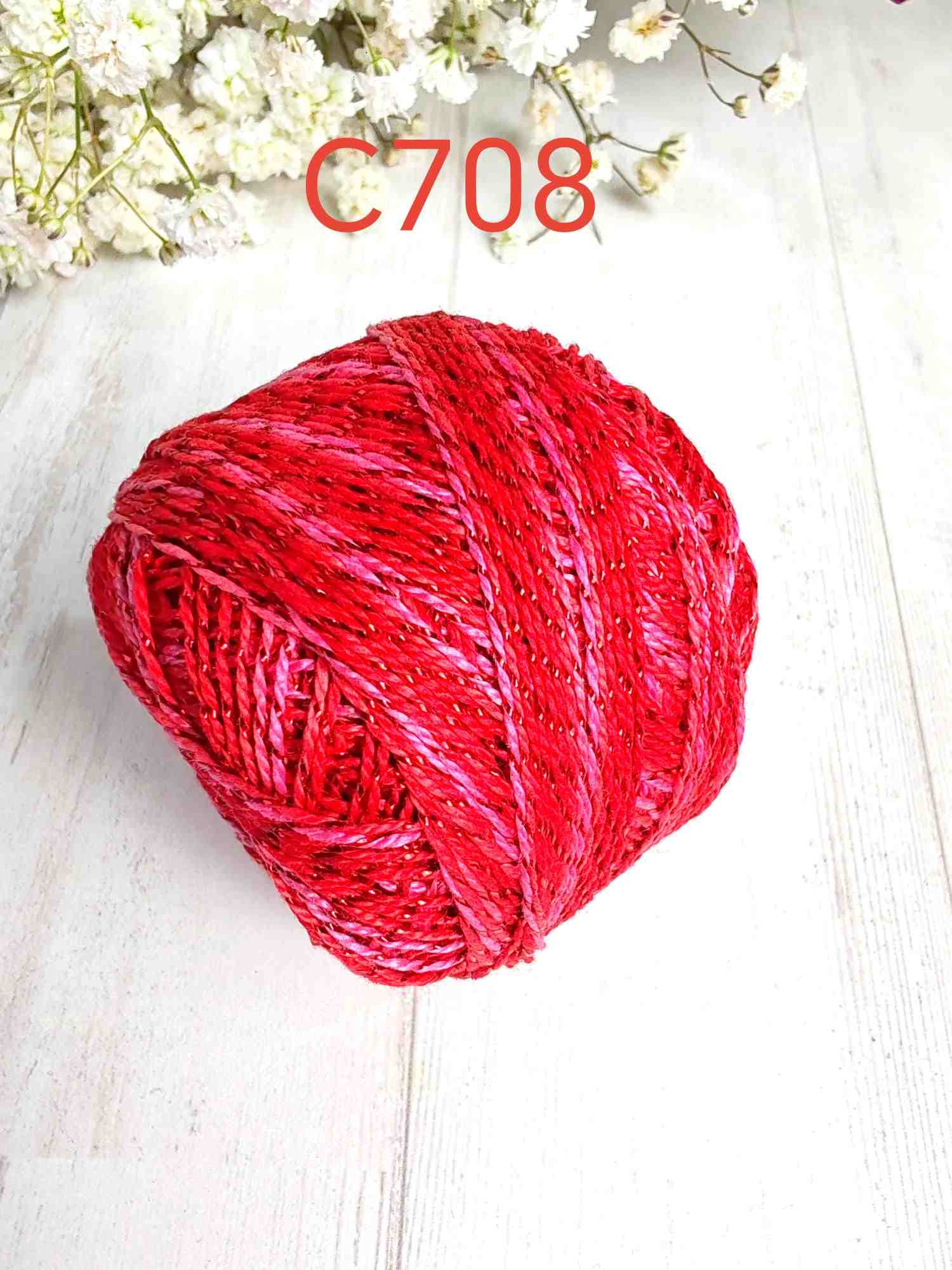 Hilo Valdani de algodón brilli brilli con un toque metalizado- brillantes - sparkle pearl cotton - Imagen 5