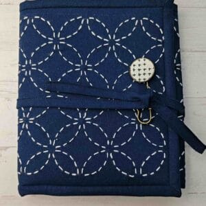 kit guarda plantillas de sashiko para organizar hilos, agujas y plantillas de sashiko