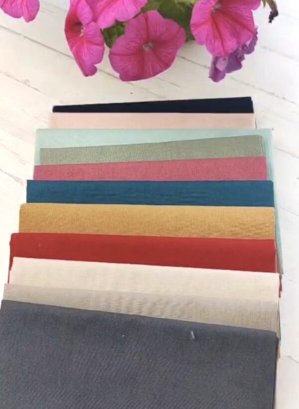 telas para bordar sashiko de colores